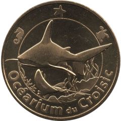 Monnaie de Paris Tourist Token - Océarium du Croisic Le requin et la raie
