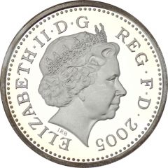 1 Pound - Elizabeth II Menai Bridge, Silver Piedfort