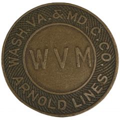 1 Fare - Wash. Va. and M.D. C. Co. Arnold Lines