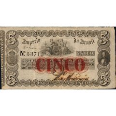 5 Mil Réis Thesouro Nacional, 5th print