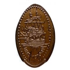 HMS Victory - Pressed Penny