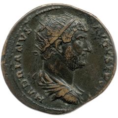 Dupondius - Hadrian HILARITAS P R COS III S C, Hilaritas