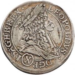 10 Kreuzers - Leopold I Vienna