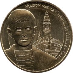 Jeton Touristique - Monnaie de Paris - Maison natale Charles de Gaulle