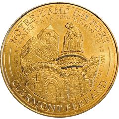 Jeton touristique - Monnaie de Paris - Notre-dame-du-port Clermont-ferrand