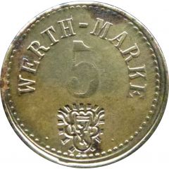 5 Pfennig - Erfurt Reibstein
