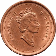 1 Cent - Elizabeth II 3rd portrait