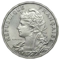 Essai de 25 centimes Patey champ lisse au revers