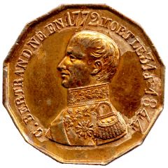Medallion - Death of G. Bertrand