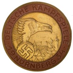 Award medal of the city of Nuremberg for the German Combat Games