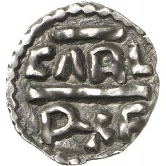 Denier - Charlemagne Strasbourg mint, CARL RX F