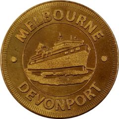 Medal - Melbourne Devonport Ferry Tourist Souvenir