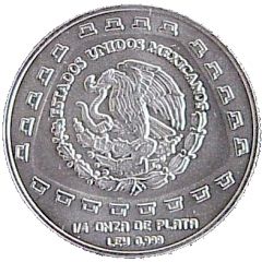 1 Peso Jaguar - 1/4 oz Silver Bullion