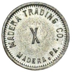 5 Cents - Madera Trading Co. Madera, Pennsylvania