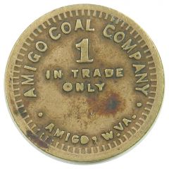 1 Cent - Amigo Coal Company Amigo, West Virginia
