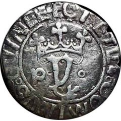 Vintém - João II Shield without castles,`P-o` at each side of `Y`, Porto mint