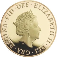 2 Pounds - Elizabeth II Great Fire of London, Gold Proof