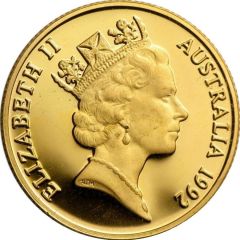 200 Dollars - Elizabeth II 3rd Portrait - Echidna - Gold Bullion Coin
