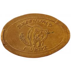 Elongated coin - Bear Sanctuary Müritz