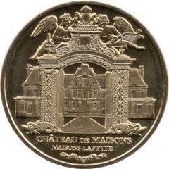 Jeton touristique - Monnaie de Paris - Maisons-Laffite - Château de Maisons - Grille d`Honneur