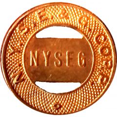 Token - NYSEG N.Y.S.E. and G. Corp. Elmira, New York