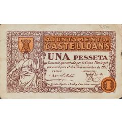 1 Peseta Castelldans