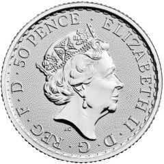 50 Pence - Elizabeth II 5th portrait, 1/4 oz Fine Silver
