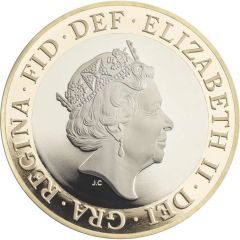2 Pounds - Elizabeth II Great Fire of London, Silver Proof