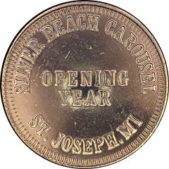 Ride Token - Silver Beach Carousel St. Joseph, Michigan