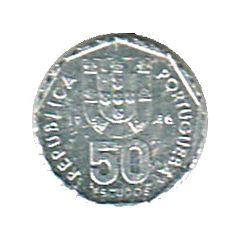 50 Escudos Miniature coin