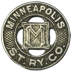 1 Fare - St. Ry. Co. Minneapolis, Minnesota