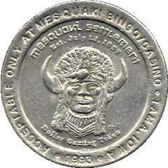 1 Dollar Gaming Token - Mesquaki Casino