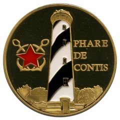 Jeton touristique - Souvenir et Patrimoine - Contis les Bains - Phare