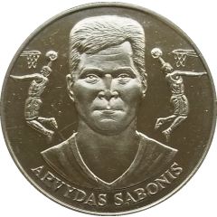 Official Lithuanian Basketball Players Medal Collection Arvydas Sabonis