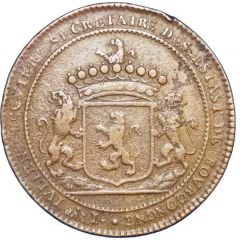 Jeton - Louis XIV - États de Bourgogne - Jacques Julien, secrétaire