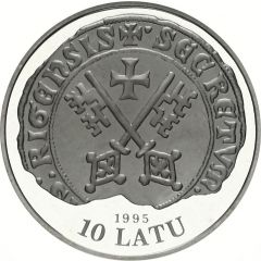 10 Latu 14th Century Riga