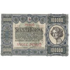 8 Pengő Provisional issue