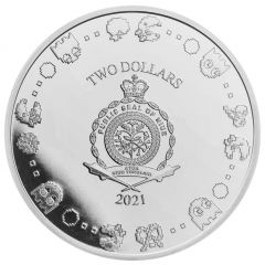 2 Dollars - Elizabeth II Ms. PAC-MAN