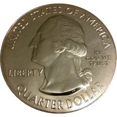 1/4 Dollar `Washington Quarter` Chaco Culture National Historical Park, New Mexico - Silver 5 oz Bullion