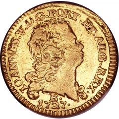 800 Réis - João V 1st Type of Shield, Bahia Mint