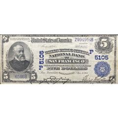 5 Dollars Large-Size National Bank Note