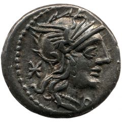 Denarius N. Fabius Pictor, N•FABI PICTOR ROMA