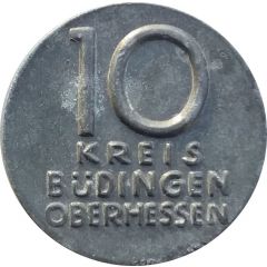 10 Pfennig - Büdingen
