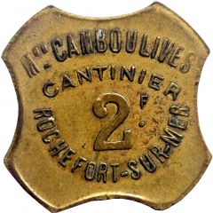 2 Franc - M. Camboulives - Cantinier - Rochefort [17]