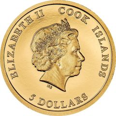 5 Dollars - Elizabeth II Posthumous, Mont-Saint-Michel