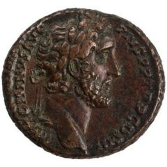 As - Antoninus Pius IMPERATOR II S C, Victory