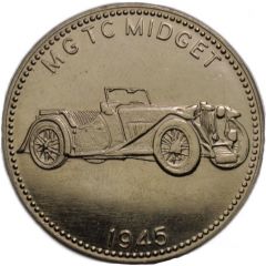 Shell Token - Famous Sports Cars MG TC Midget 1945