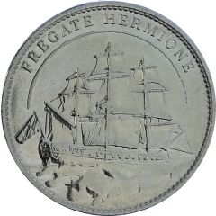 Jeton touristique - Arthus Bertrand - Rochefort - La frégate Hermione
