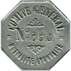 Token - Bain Simple General Comittee, Lyon