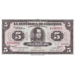 5 Pesos Oro
